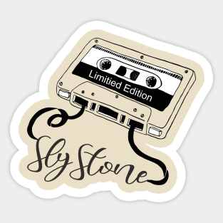 Sly Stone - Limitied Cassette Sticker